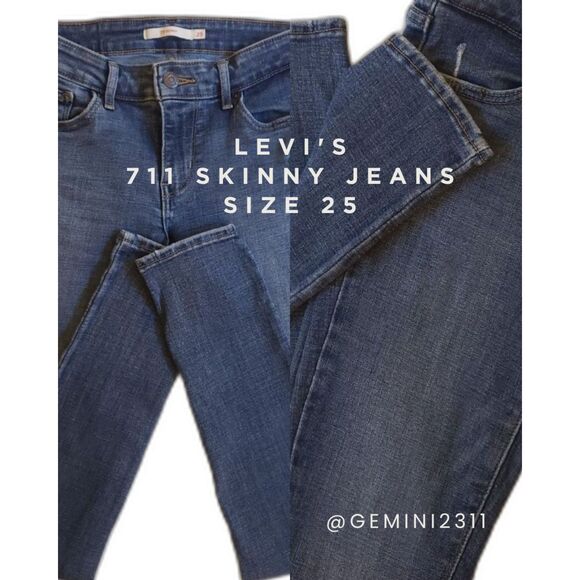 Levi's Denim - Levi's - 711 Skinny Jeans - Blue - Women Size 25